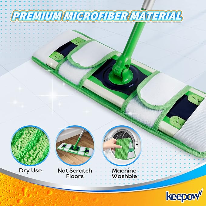 KEEPOW XL Dry Sweeping Cloths for Swiffer XL, Dry Refills for Swiffer XL Mop - Image 3