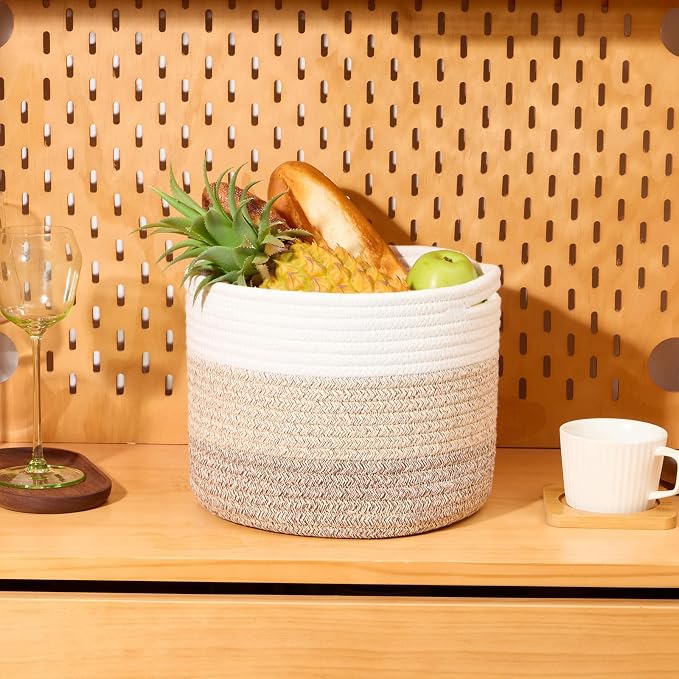 Small Basket for Organizing | Cube Shelf Closet Storage Baskets | 9.7×9.7×7.1” - Image 5