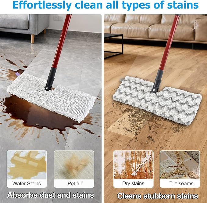 Microfiber Mops for Floor Cleaning, Dust Mop for Hardwood Floors - Image 5