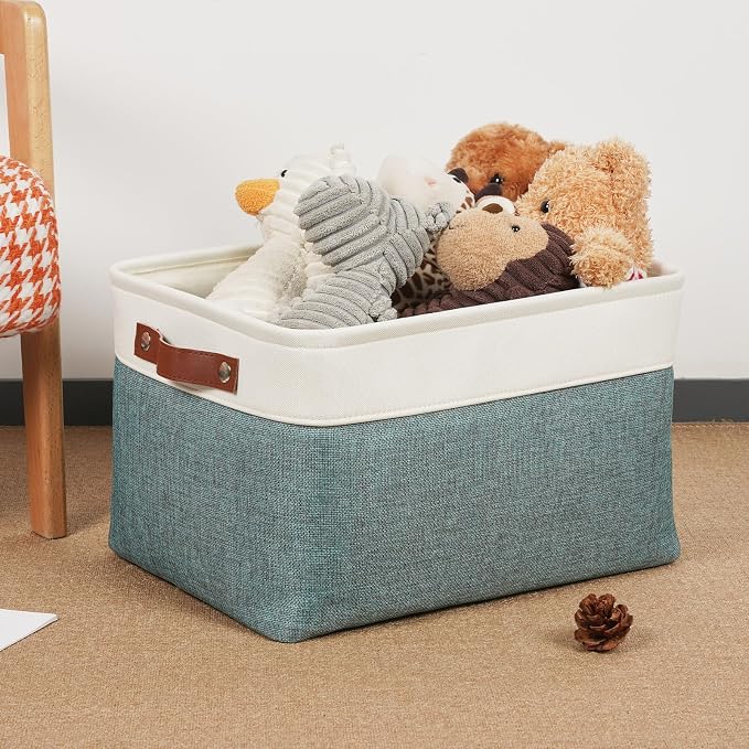 DULLEMELO Storage Baskets for Organizing, Rectangular Fabric Storage Bins - Image 6