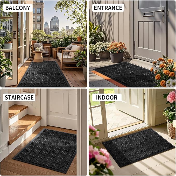 Yimobra Large Door Mat Outside Entrance 36x24, Waterproof Heavy Duty Outdoor - Image 6