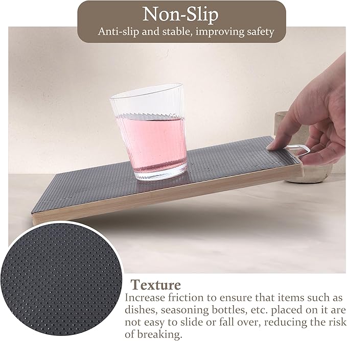 Shelf Liner for Kitchen Cabinet 18 Inch Wide X 20 Ft Non-Slip Drawer Mat - Image 3