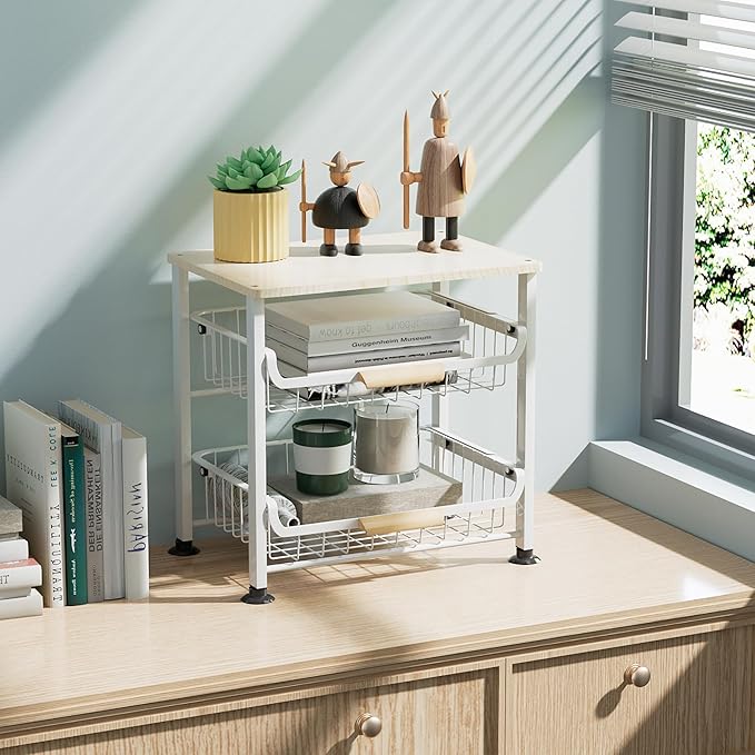 3-Layer Kitchen Fruit Storage Basket Snack Rack, countertop Storage Rack - Image 3
