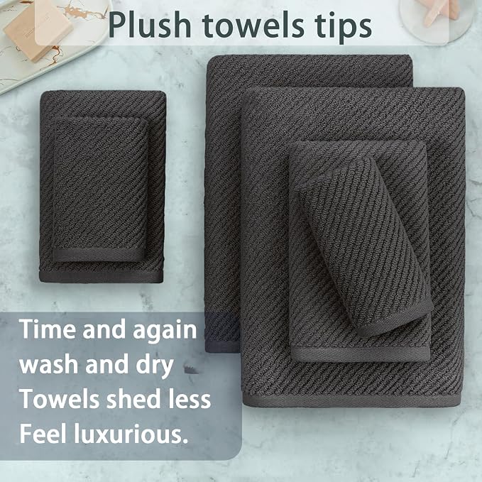 VOOVA & MOVAS Gray Towels - Image 5