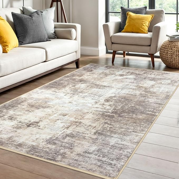IOHOUZE Abstract Area Rug 4x6 Ft Washable Rugs by iOhouze