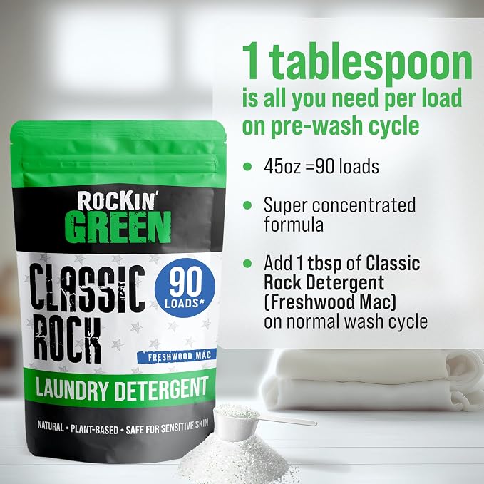 Rockin' Green Classic Rock Laundry Detergent, Plant based, All Natural Laundry - Image 5