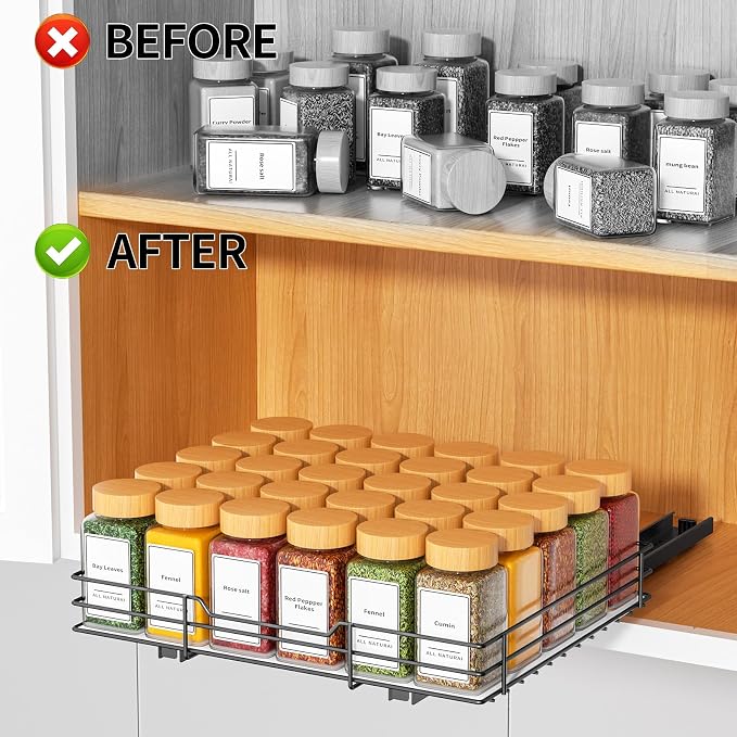 RCHYFEED Pull Out Spice Rack Organizer - Image 2