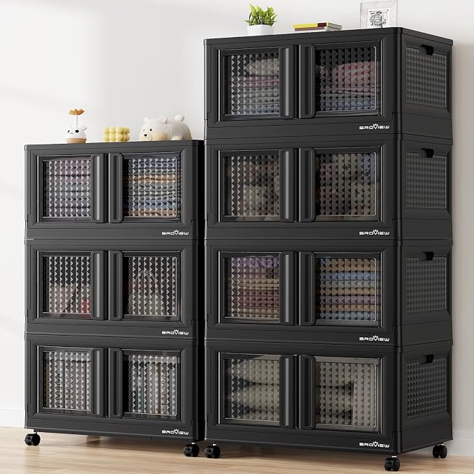 BROVIEW 140Gal Stackable Storage Bins by BROVIEW-EnjoytheArtofLife