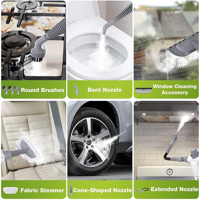 Pressurized Handheld Steam Cleaner, Portable Multi-Surface Cleaner - Image 5