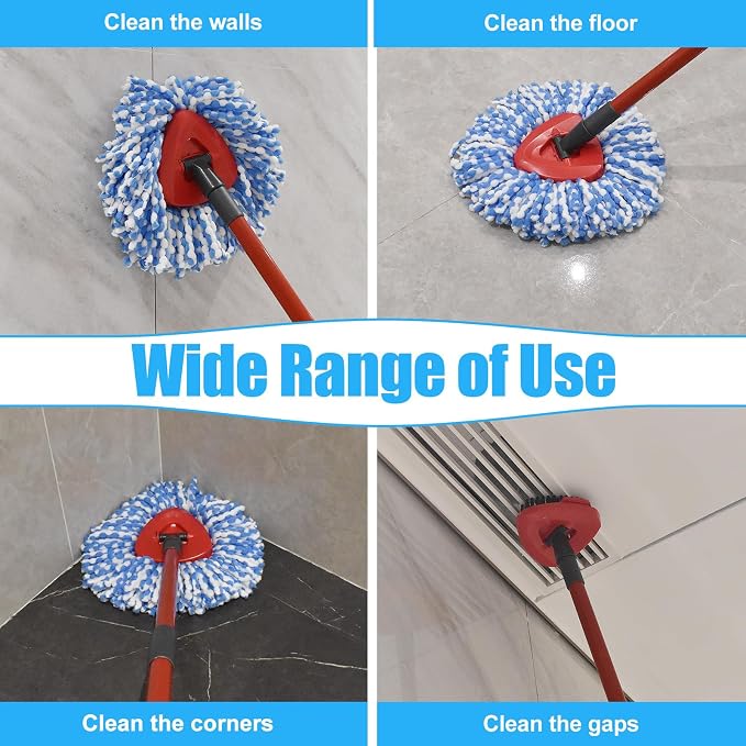 Mop Replace Head Mop Handle for O Cedar Mop, Mop Replacement for Ocedar Spin - Image 7