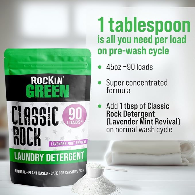 Rockin' Green Classic Rock Laundry Detergent Powder - Image 5