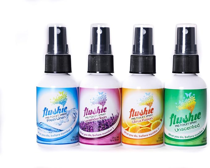 Flushie Pre-Toilet Spray for Poop Travel Size Toiletries Bathroom Deodorizer - Image 9