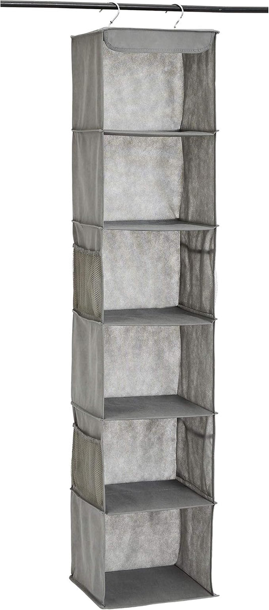 Amazon Basics 6-Tier Hanging Closet Shelf Organizer by AmazonBasics