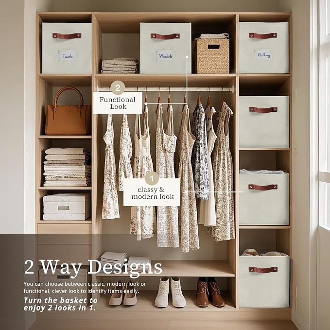 DECOMOMO Storage Bins, Cube Storage Bin - Image 4