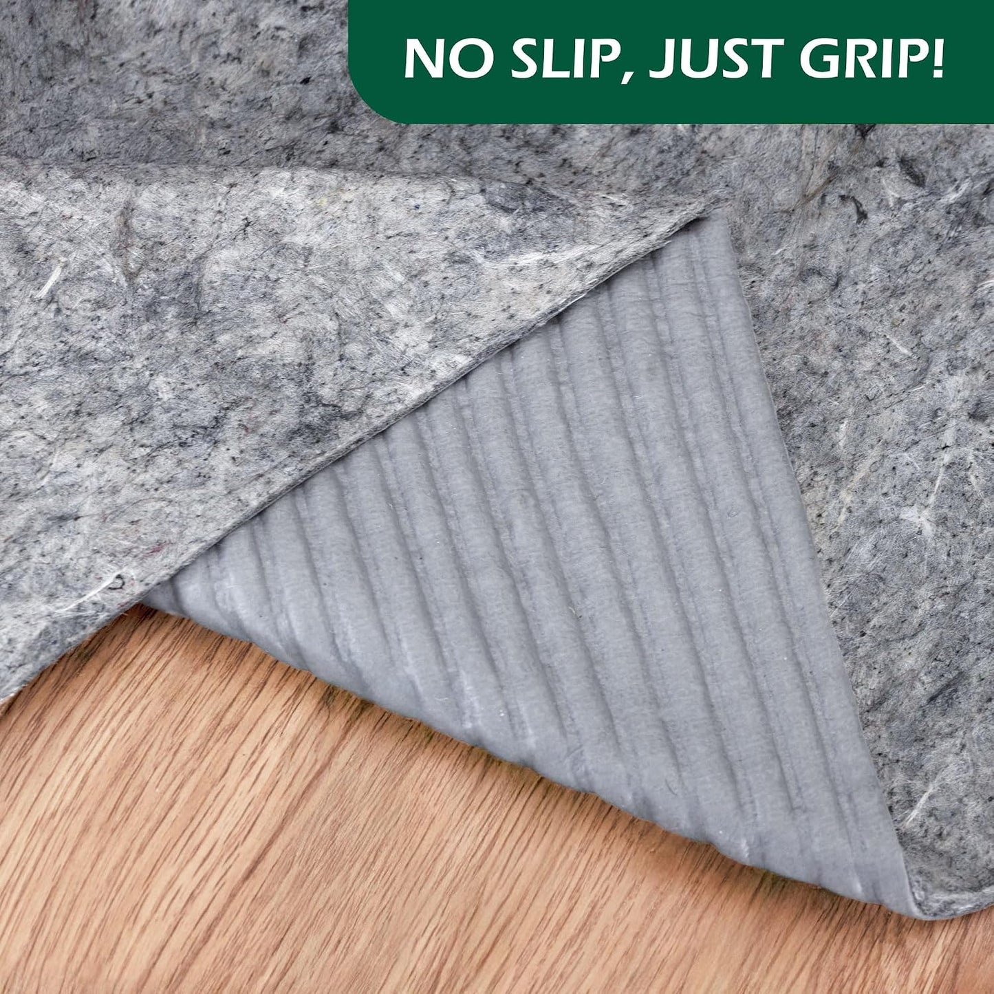 Waterproof GATORGRIP Non-Slip Rug Pad, 8x10, Pet-Friendly, Safe for All Floors, Made in the USA, Low-VOC