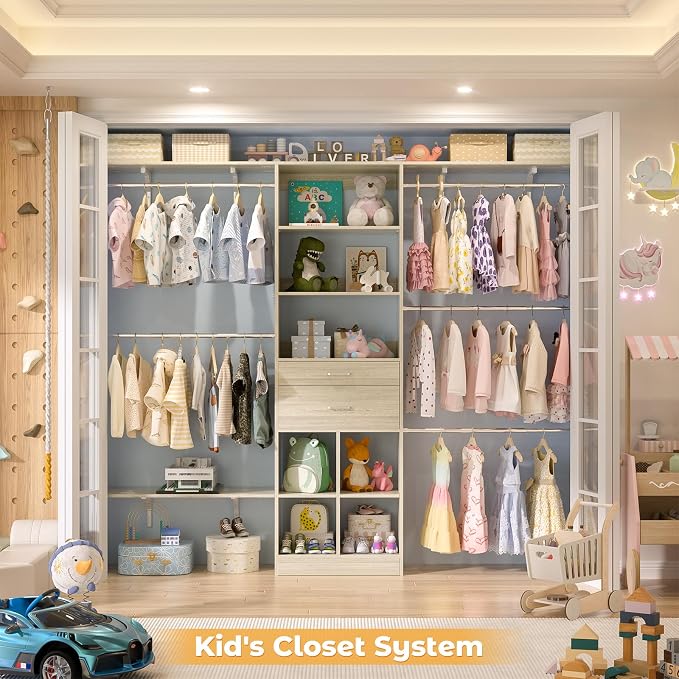 Closet System - 4.75-8FT Closet Organizer System - Image 2