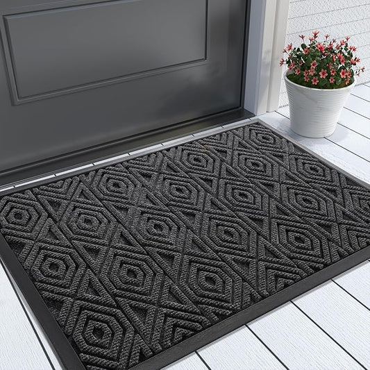 Yimobra Door Mat, Outdoor Indoor Entrance Welcome Mat, Heavy Entry Front Door by Yimobra