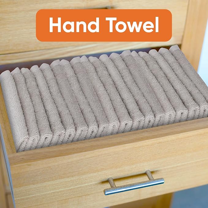 Superio Cotton Terry Washcloths Grey Towels 100% Cotton Cleaning Cloth 16" Rags - Image 7