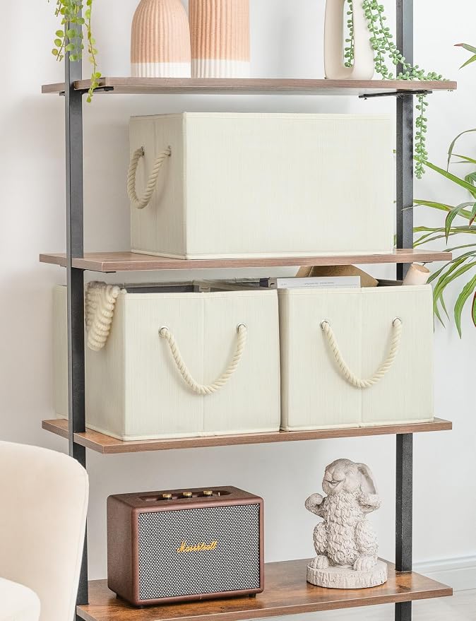 StorageWorks Storage Baskets for Shelves, Foldable Fabric Closet Storage Bins - Image 6