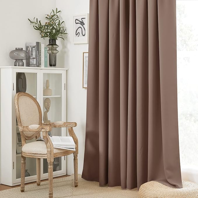 RYB HOME Curtains for Bedroom 72 inches Long, W 34 x L 72, 2 Panels - Image 5
