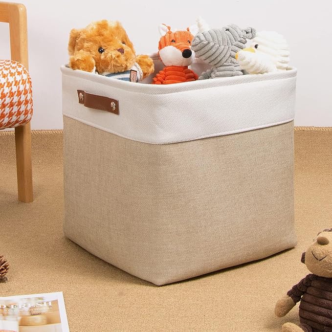 DULLEMELO Cube Storage Bin 13x13, Collapsible Fabric Storage Cube - Image 6