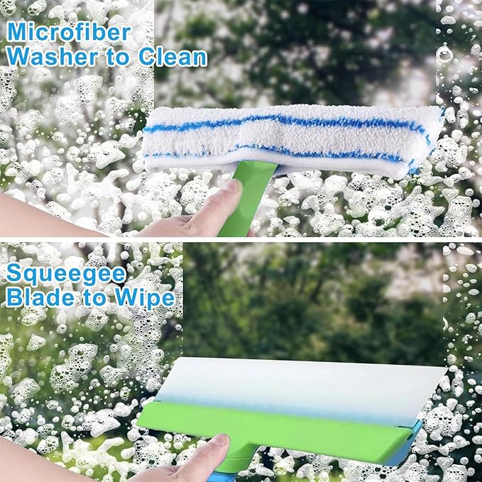 Recyclable Silicone Window Squeegee Kit, Aqua Blade Window Squeegee Kit - Image 4
