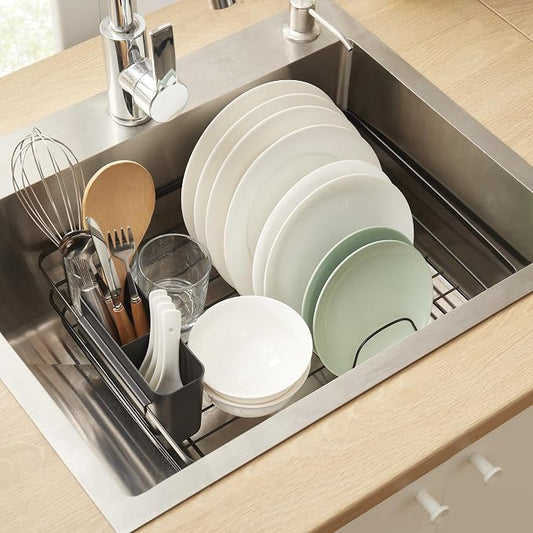 Dish Drying Rack 3 Piece Dish Drainer - Image 2