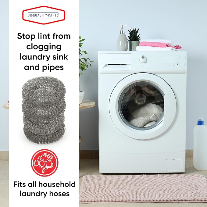 Washing Machine Lint Trap – Stainless Steel Hose Filter, Mesh Drain Catcher - Image 8