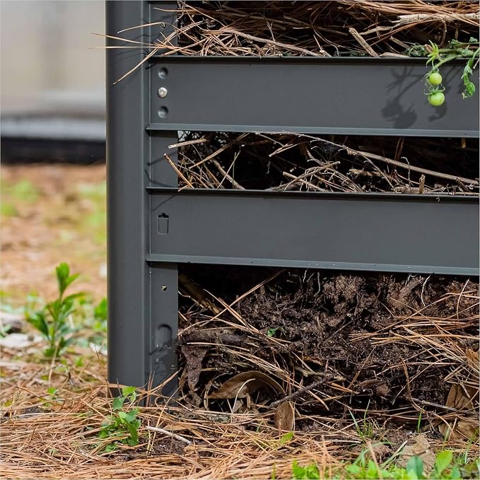 Vego Garden 32" Tall Modular Compost Bin 90" x 30" x 32" - Image 9