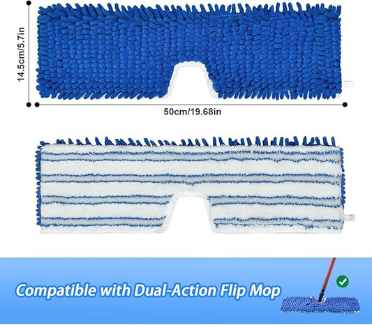 4 Pack Mop Heads Replacements Compatible - Image 2