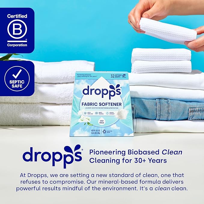 Dropps Laundry Fabric Softener Pods, Crisp Breeze - Image 6