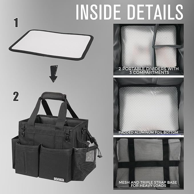 Compact Wearable Cleaning Caddy, Small Supplies Organizer - Image 4