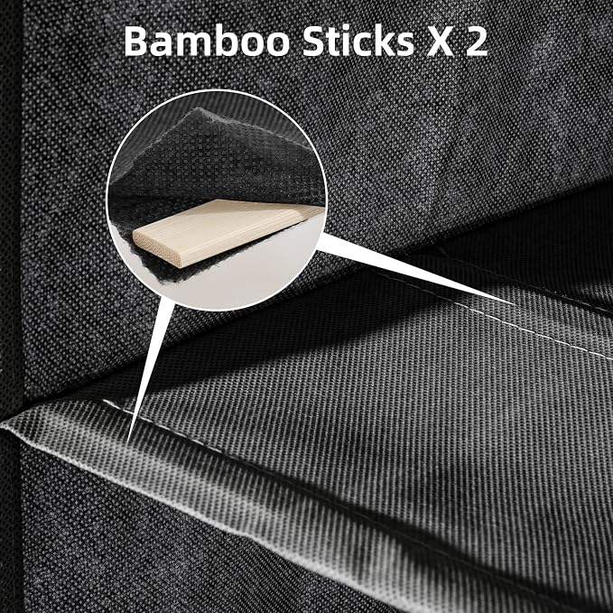 2 Packs Hanging Closet Organizer, 4-Shelf Closet Organizers and Storage - Image 4