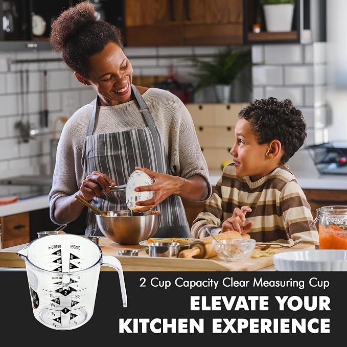 Chef Craft Select Plastic Measuring Cup, 2 Cup - Image 5