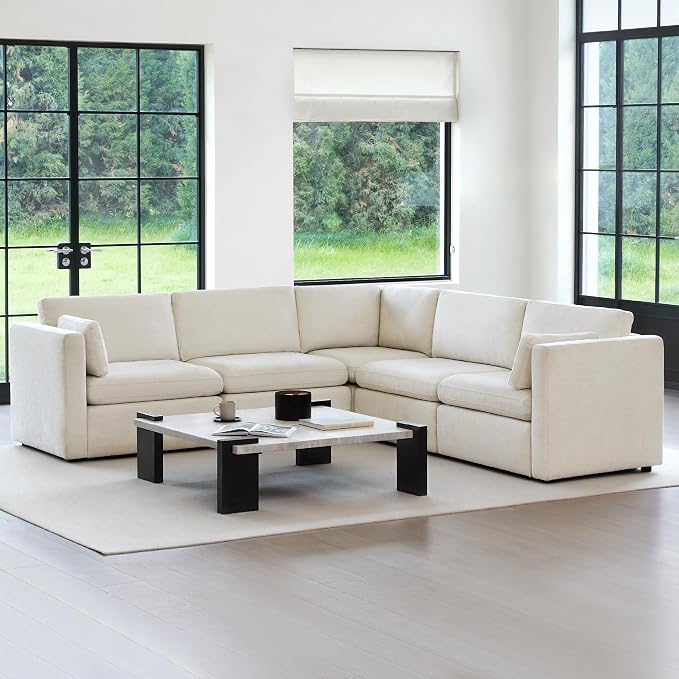 CHITA Oversized Corner Modular Sectional Fabric Sofa Set, FSC Certified Extra - Image 3