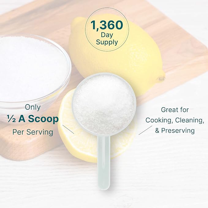 Citric Acid 6 Pounds | Fine Granular Powder, Food Grade, Bulk Supply – Potent - Image 5