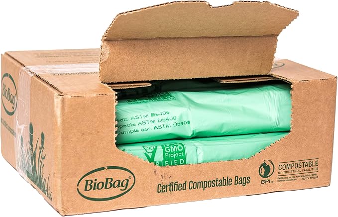 BioBag The Original Compostable Bag, 64 Gallon, 100% Certified Compostable by BioBagAmericasInc