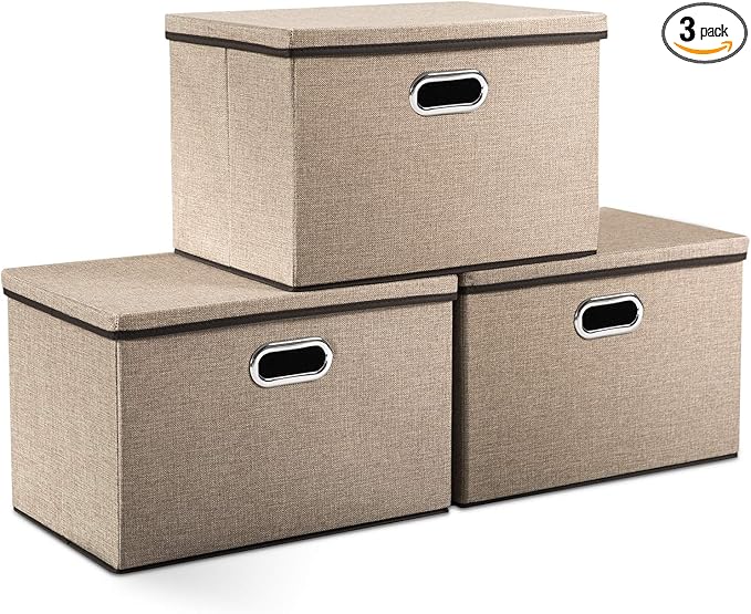 PRANDOM Large Collapsible Storage Bins by Prandom