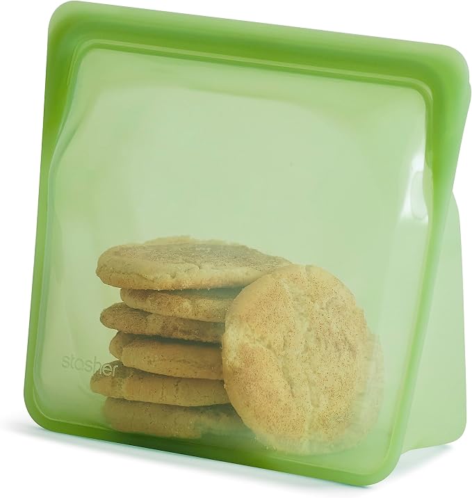 Stasher Premium Silicone Reusable Food Storage Stand-Up Bag Mega, Sous Vide by Stasher