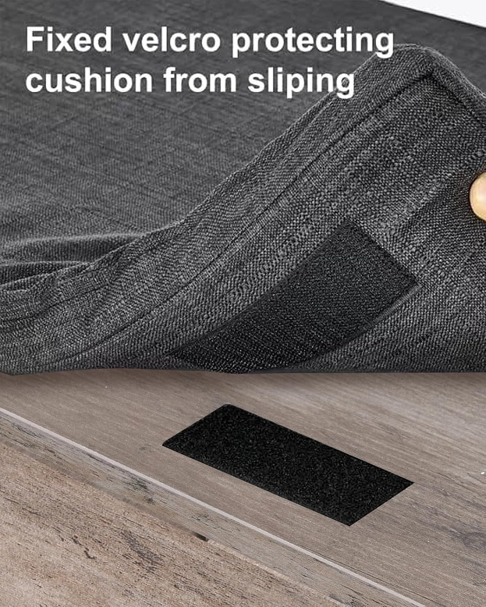 Homleke Shoe Storage Bench, 4 Doors & Thickened Padded Seat Cushion