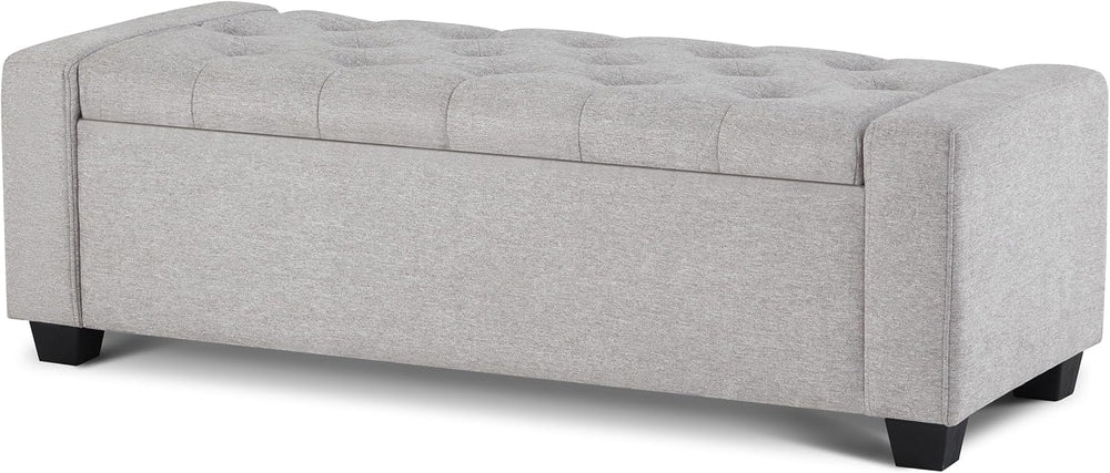 48" Ottoman with Storage, Large Storage Ottoman Bench