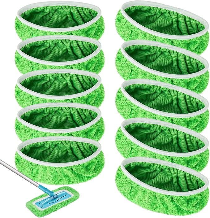 Reusable Dry Sweeping Cloths Microfiber Wet Mop Pads Compatible by Unoutur