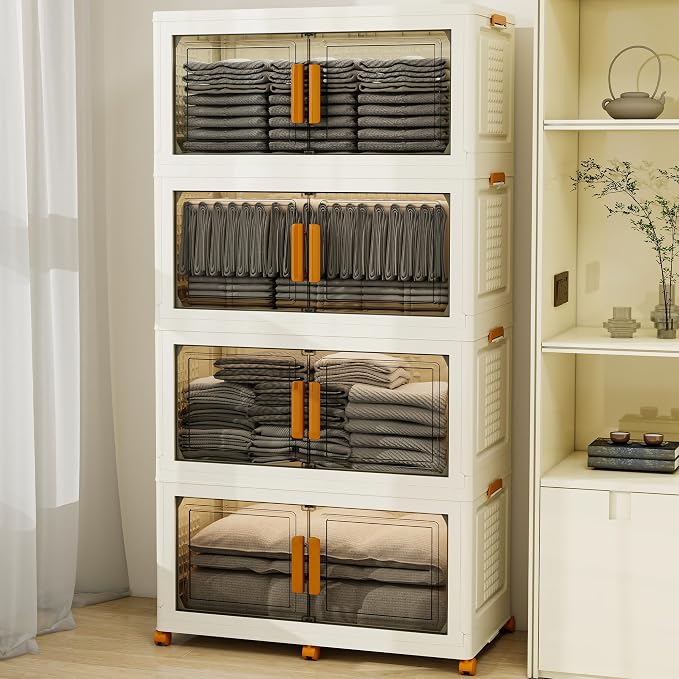 4 Tier Extra Large Stackable Storage Bins - Image 7