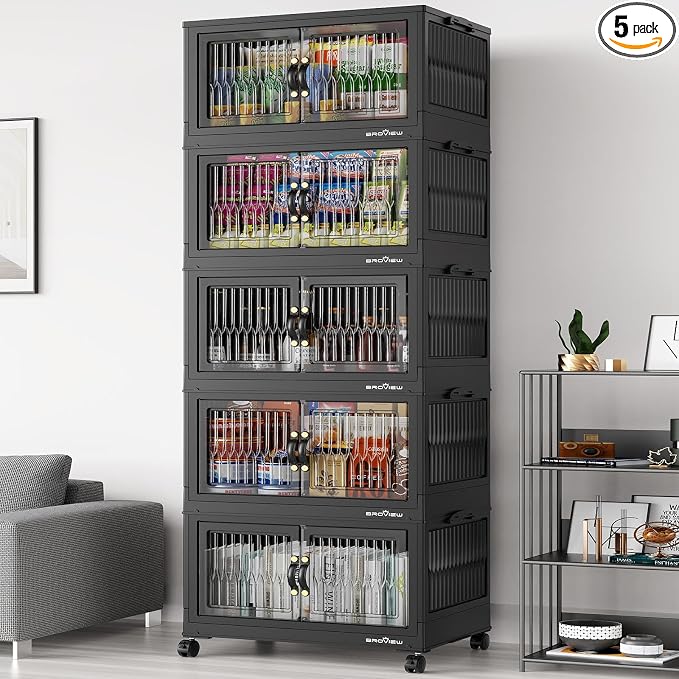 BROVIEW 400Qt Stackable Storage Bins by BROVIEW-EnjoytheArtofLife