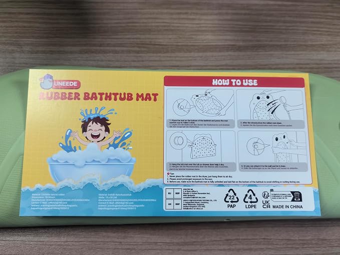 UNEEDE Dinosaur Kids Bathtub Mat - Image 10