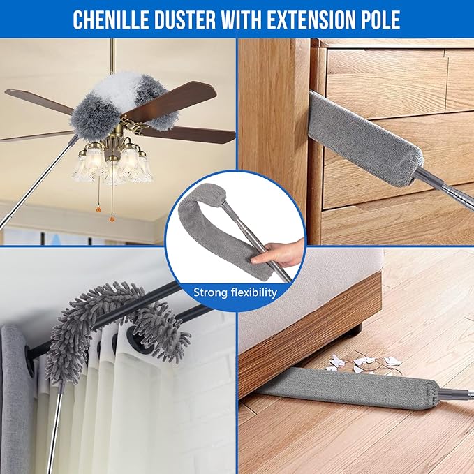 Microfiber Feather Duster Kit - Image 2