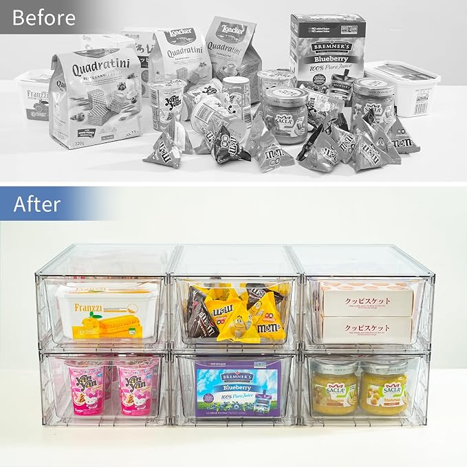Plastic Drawers Storage, Acrylic Storage Bins - Image 7