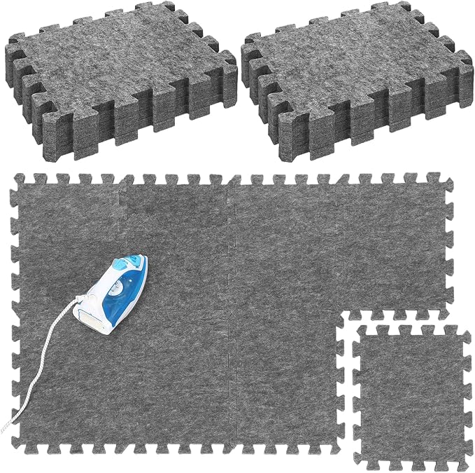 Ziliny 8 Pack Large Wool Pressing Mat 22" x 63" Wool Ironing Mat Felted by Ziliny