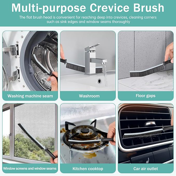 Crevice Cleaning Brush, 2025 New Multifunctional Gap Cleaning Brush Tool - Image 3
