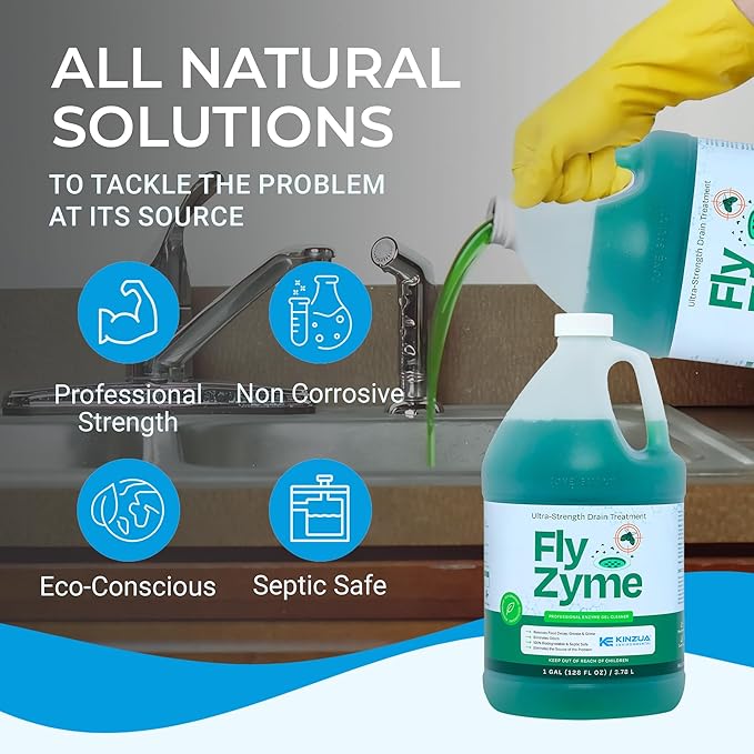 Kinzua Environmental Fly-Zyme, Highly Concentrated Enzyme Drain Cleaner - Image 4